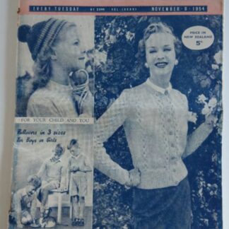NZ Womans Weekly Magazine 1954