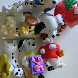 101 Dalmatians Mc Donalds Toys, Bulk Lot of 9 (1996)