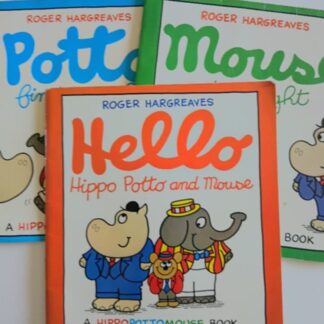 Hippo, Potto and Mouse x 3 Books (Roger Hargreaves)