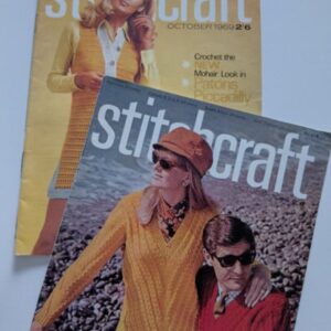 Stitchcraft x 2 1960s magazines