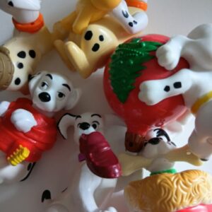 101 Dalmatians Mc Donalds Toys, Bulk Lot of 6 (1996)