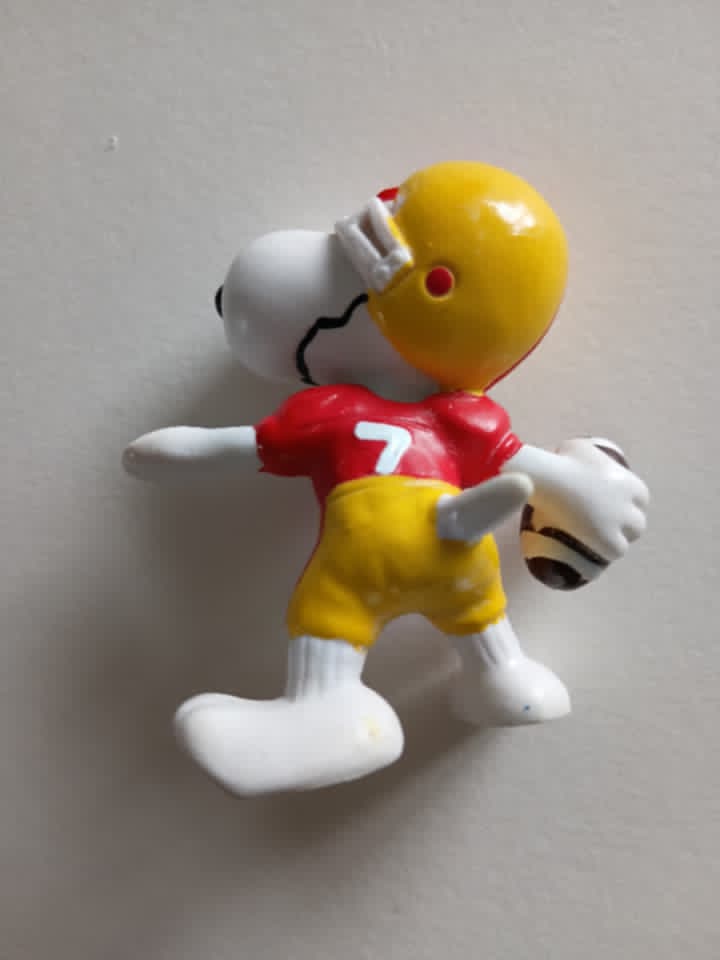 Snoopy Football Player Figurine, 1980s - Image 2