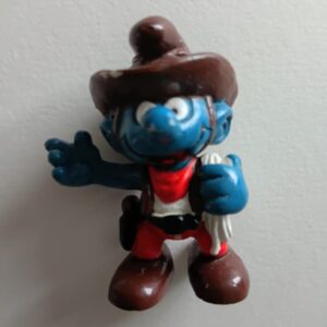 Cowboy Smurf figurine