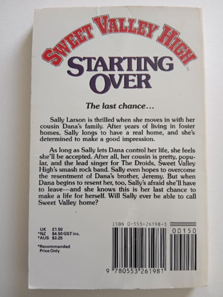 Sweet Valley High #33 - Starting Over - Image 2