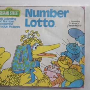 Sesame Street Learning Numbers Lotto Game (1970s)